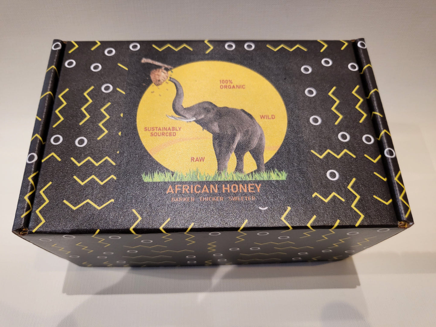 The Athletic Pack featuring 2 oz of or Dark Honey from Tharaka Nithi County and 2 oz of Bee Pollen from Kirinyaga County, Kenya