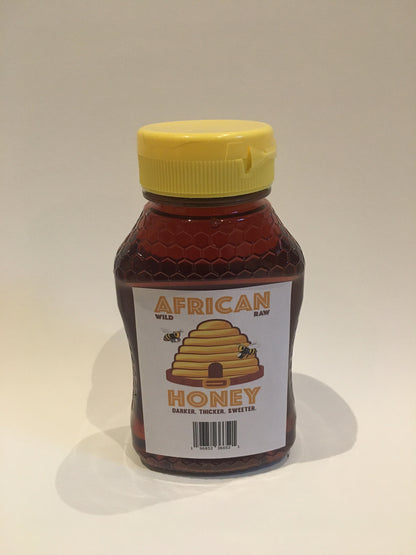Organic Dark Honey in 8oz. Squeeze Bottle